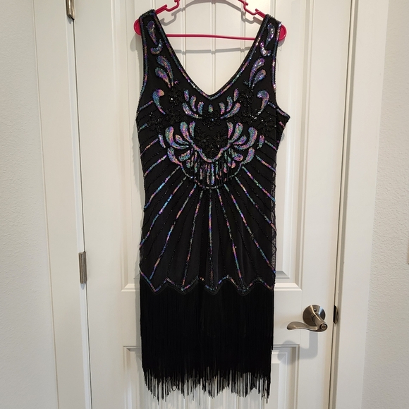 Babe Yond 1920 Flapper Dress size extra large. Wore once - Picture 1 of 9